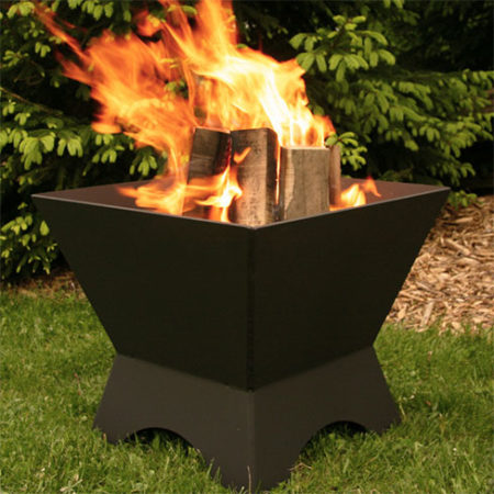 Modern Cube Outdoor Fire Pit
