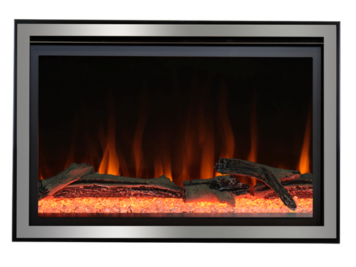 Electric Log and Glass Set